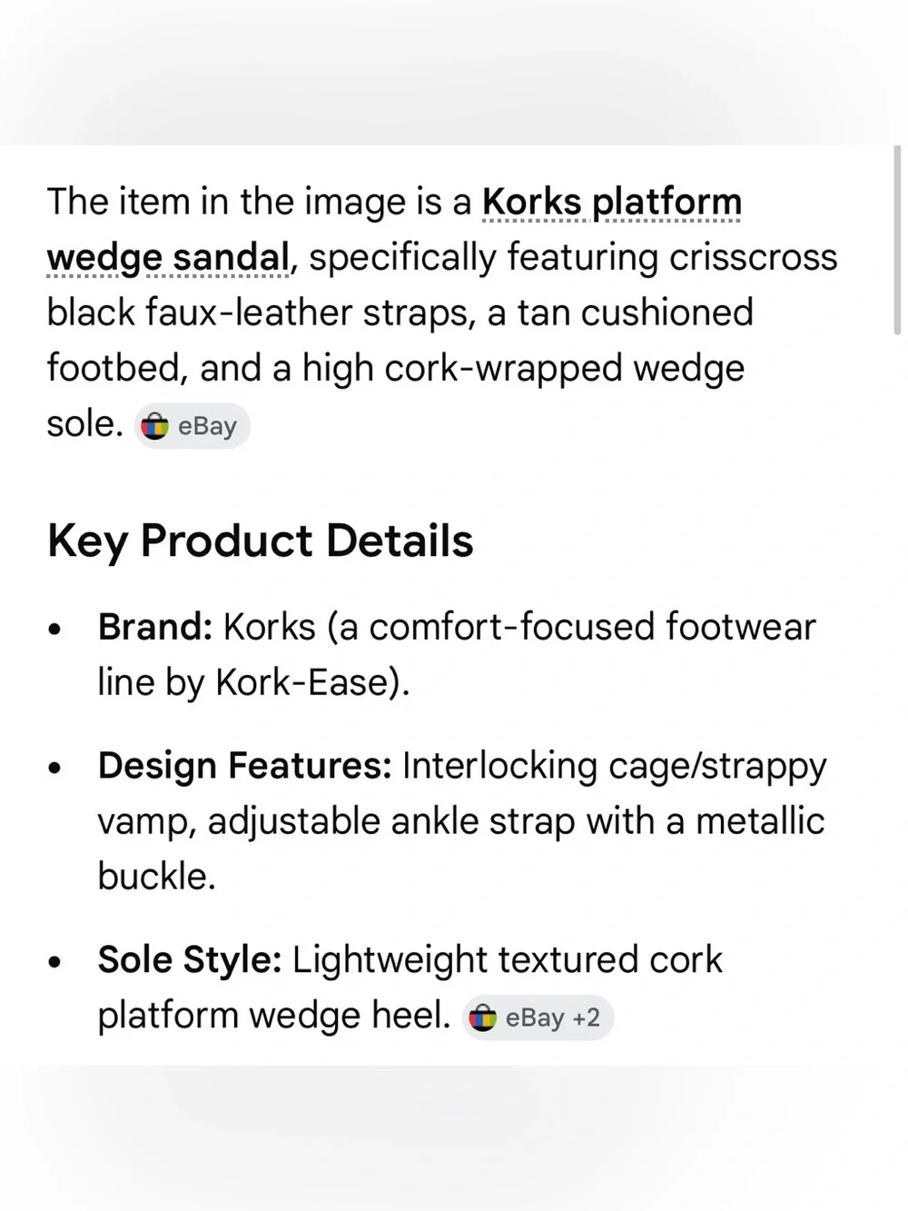 Kork-Ease Black Leather Wedge Sandals Adjustable Ankle Strap Size 7